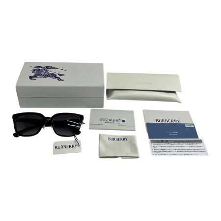  BURBERRY バーバリー サングラス チェック ケース・箱付 B4446-D 4115/8G ボルドー