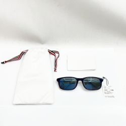 ◆◆ MONCLER モンクレール サングラス 布袋付 ML0116-F 92C ネイビー Aランク