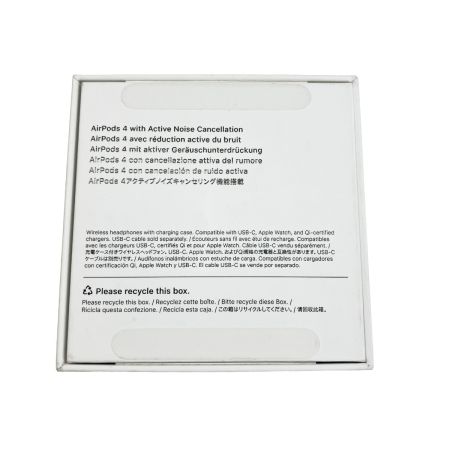  Apple アップル AirPods 4 エアーポッズ4 MXP93J/A