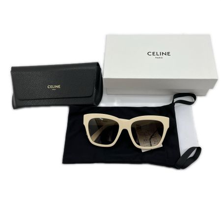  CELINE セリーヌ サングラス トリオンフ ケース付 CL40253F アイボリー