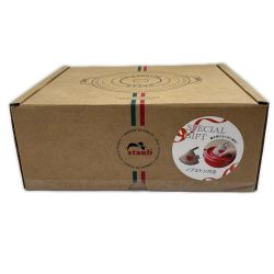 ◆◆ STAUB ストウブ 両手鍋 シャローココットラウンド 26cm ミトン付 4L チェリー Nランク