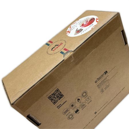  STAUB ストウブ 両手鍋 シャローココットラウンド 26cm ミトン付 4L チェリー