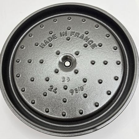  STAUB ストウブ 両手鍋 グランドココットラウンド 24cm ミトン付 4.65L シフォンローズ