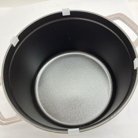  STAUB ストウブ 両手鍋 グランドココットラウンド 24cm ミトン付 4.65L シフォンローズ