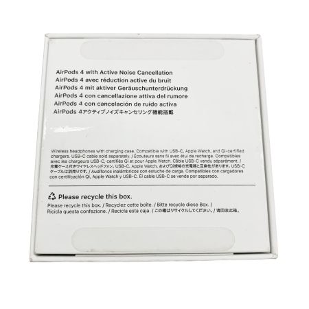  Apple アップル AirPods 4 エアーポッズ4 MXP93J/A