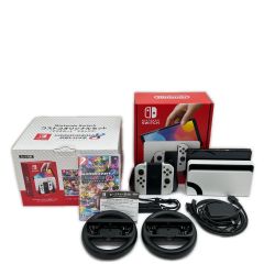 ◆◆ Nintendo ニンテンドウ スイッチ Switch 有機ELモデル マリオカート8 コストコオリジナルセット Bランク