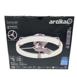ARTIKA LED シーリングファン 23インチ 直径58.4cm 23FAN-SUVR-C4BN Aランク
